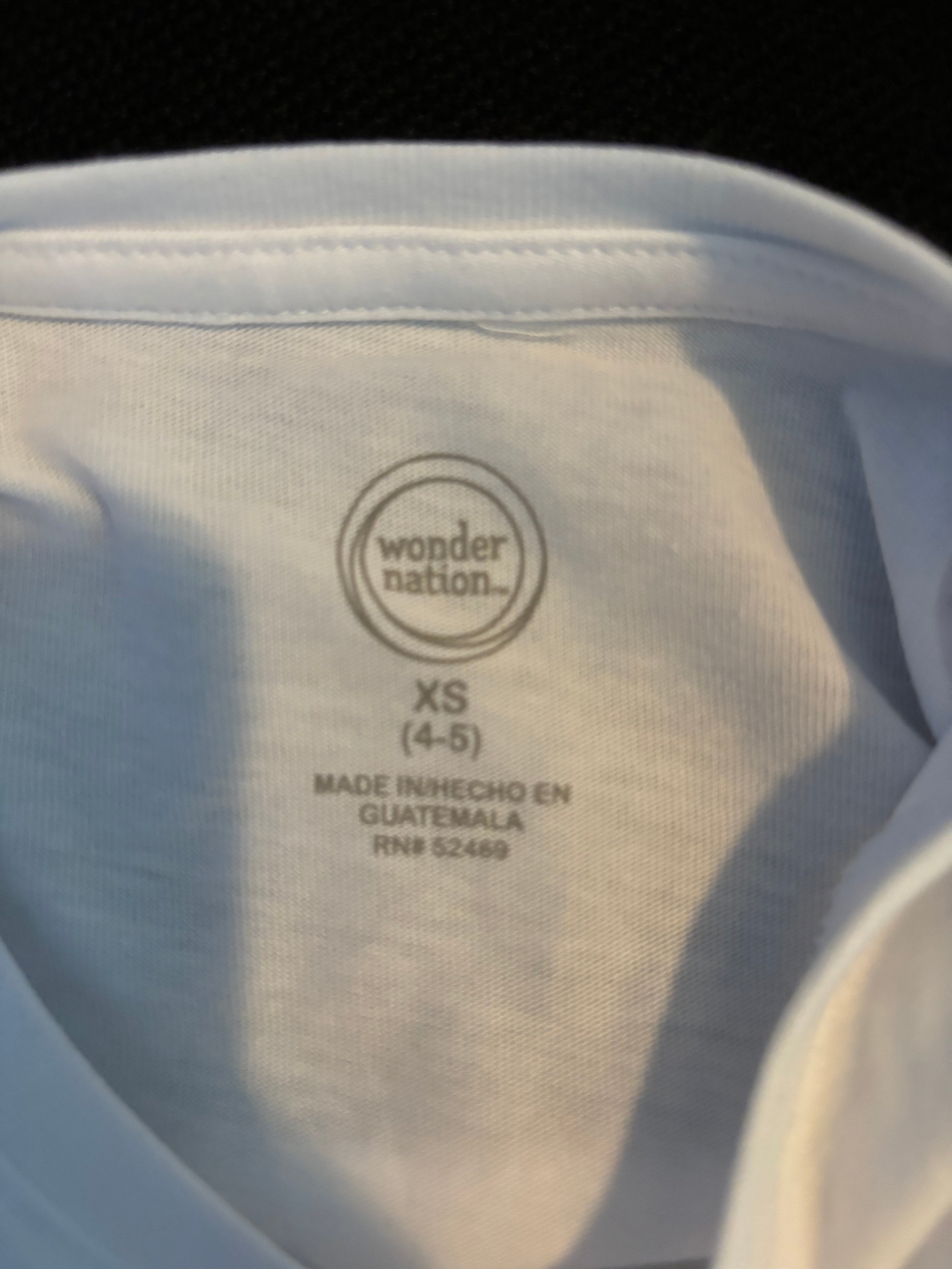 BOYS, X-SMALL SHORT SLEEVE COTTON SHIRT