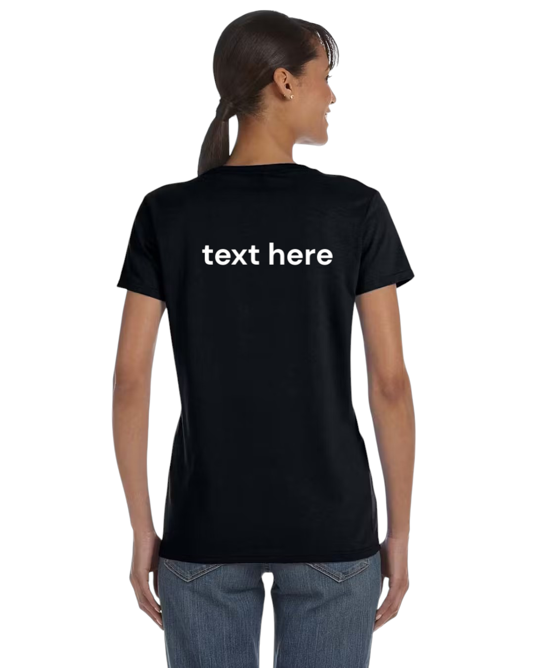 LADIES GILDON HEAVY COTTON SHORTSLEEVE T-SHIRTS