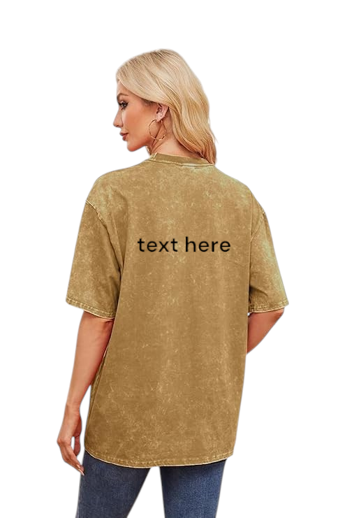 LADIES LOOSE FIT OVERSIZED T-SHIRT