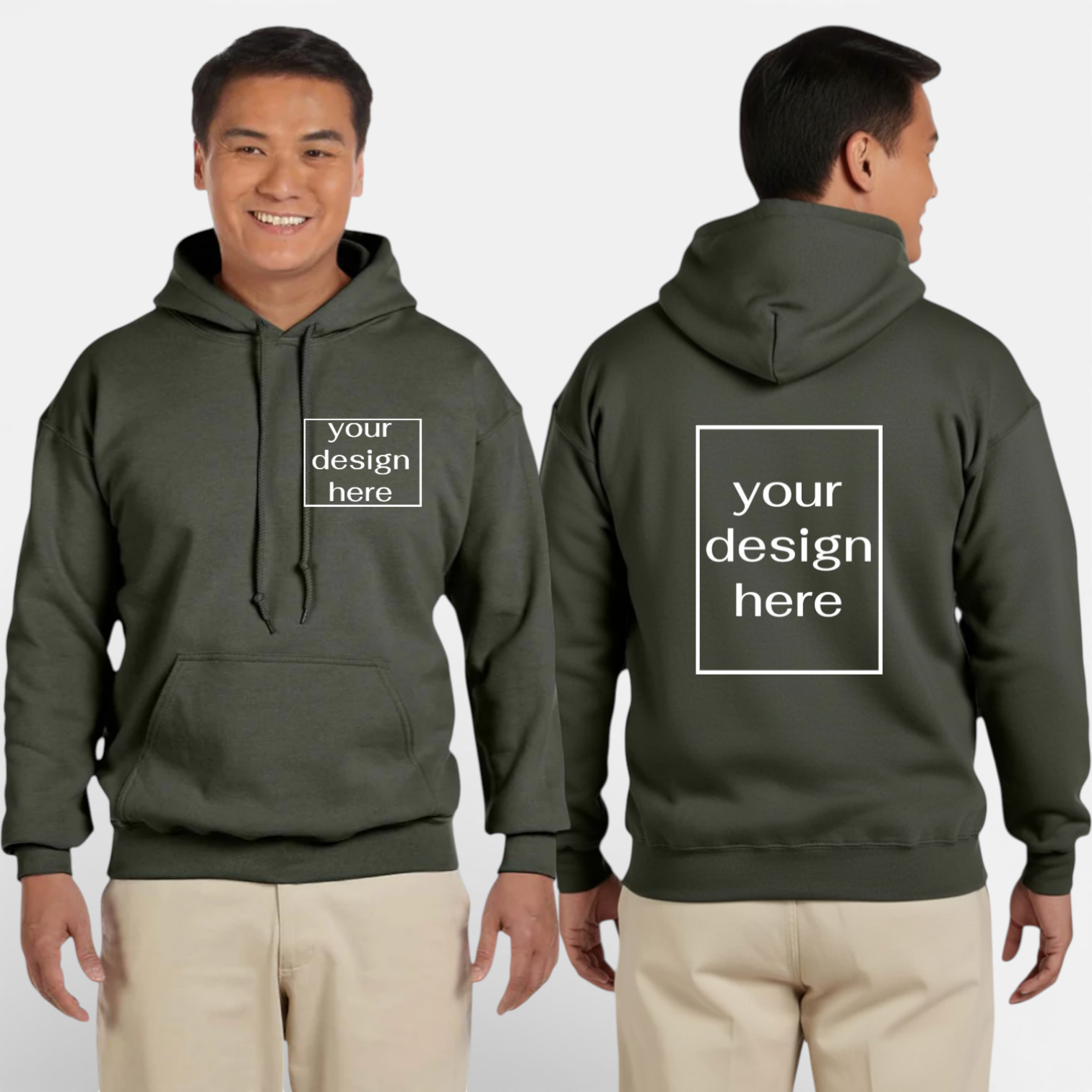 Gildan G185 Adult Heavy Blend 50/50 Hooded Sweatshirt