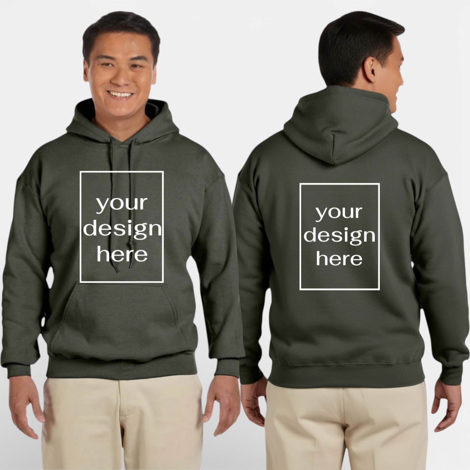 Gildan G185 Adult Heavy Blend 50/50 Hooded Sweatshirt