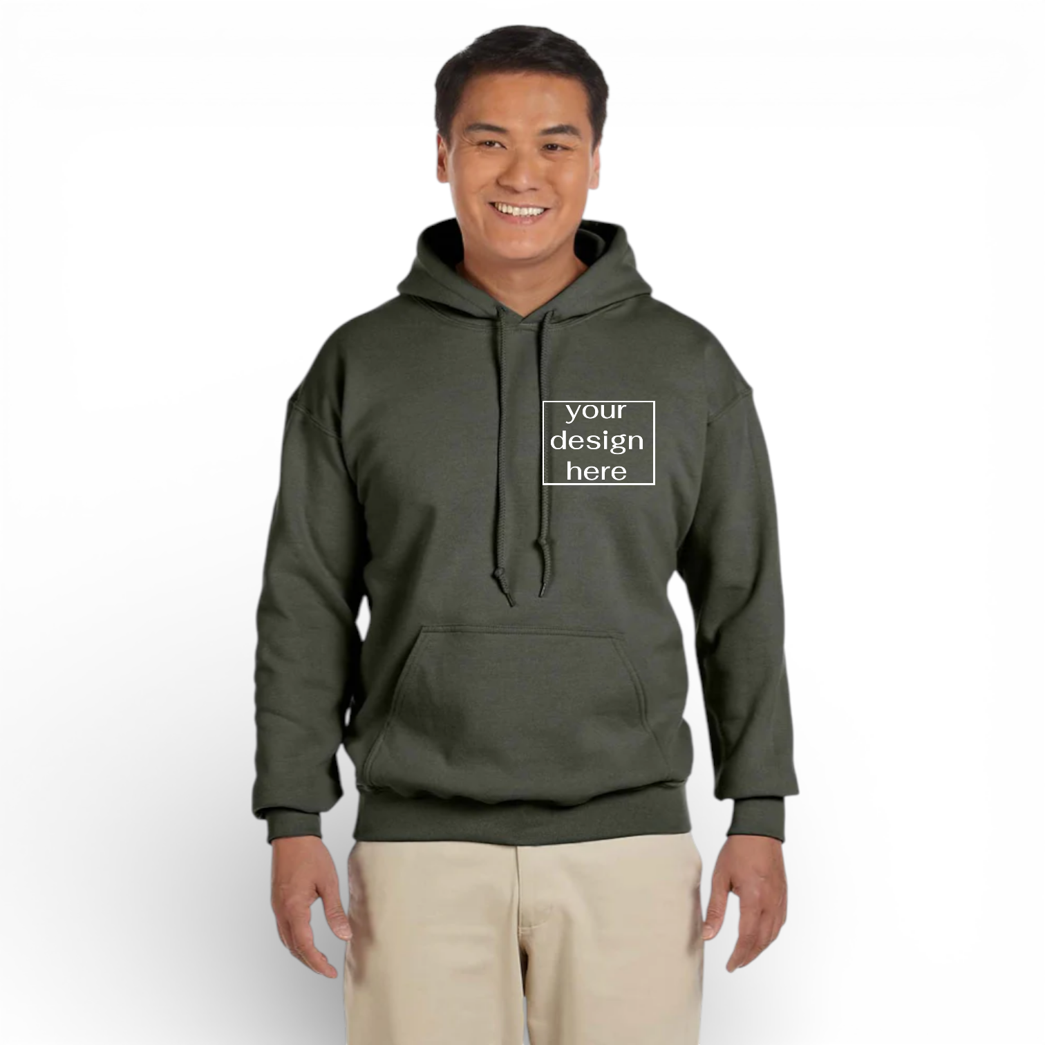 Gildan G185 Adult Heavy Blend 50/50 Hooded Sweatshirt