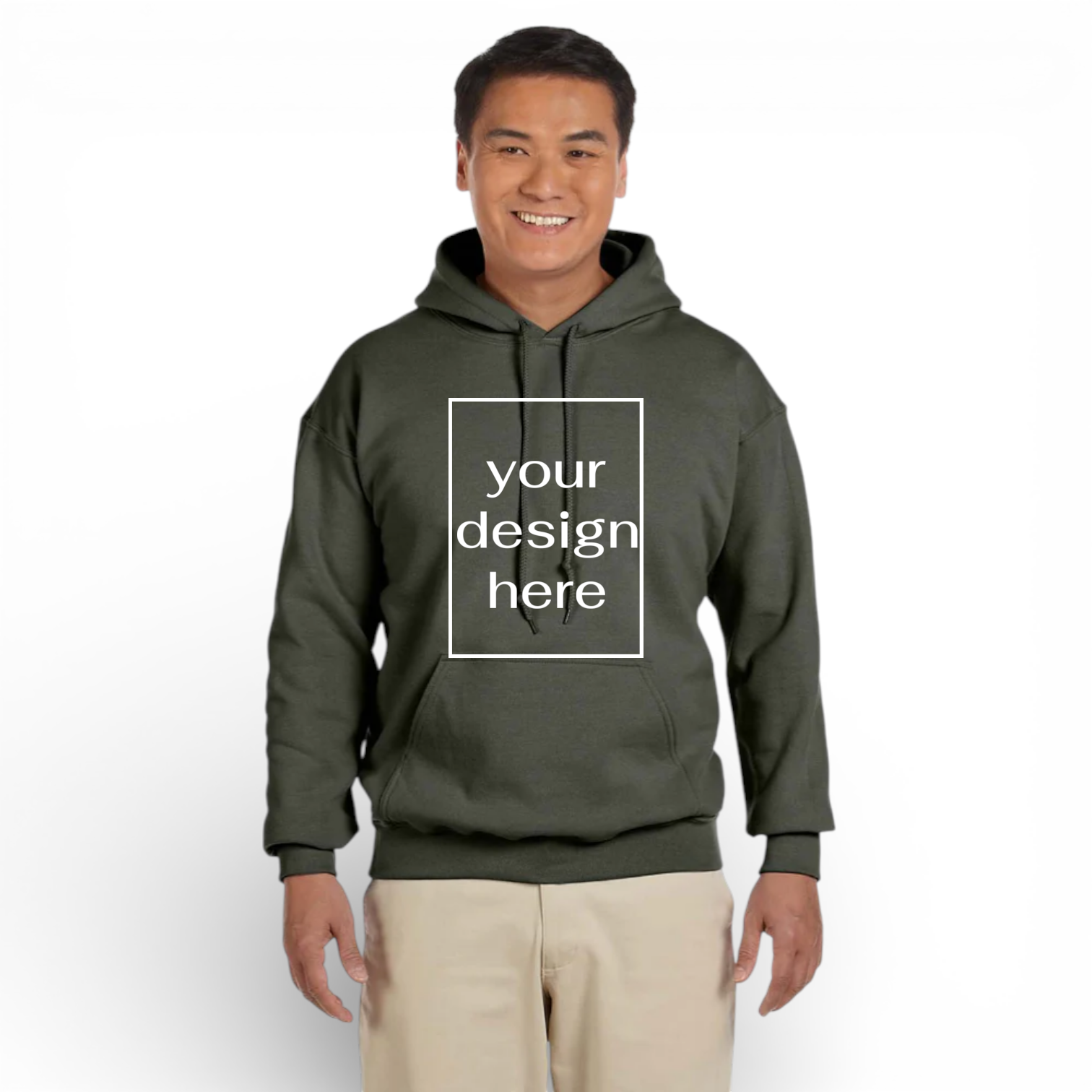Gildan G185 Adult Heavy Blend 50/50 Hooded Sweatshirt