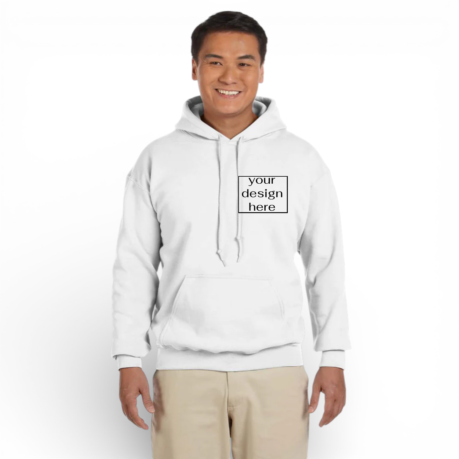 Gildan G185 Adult Heavy Blend 50/50 Hooded Sweatshirt