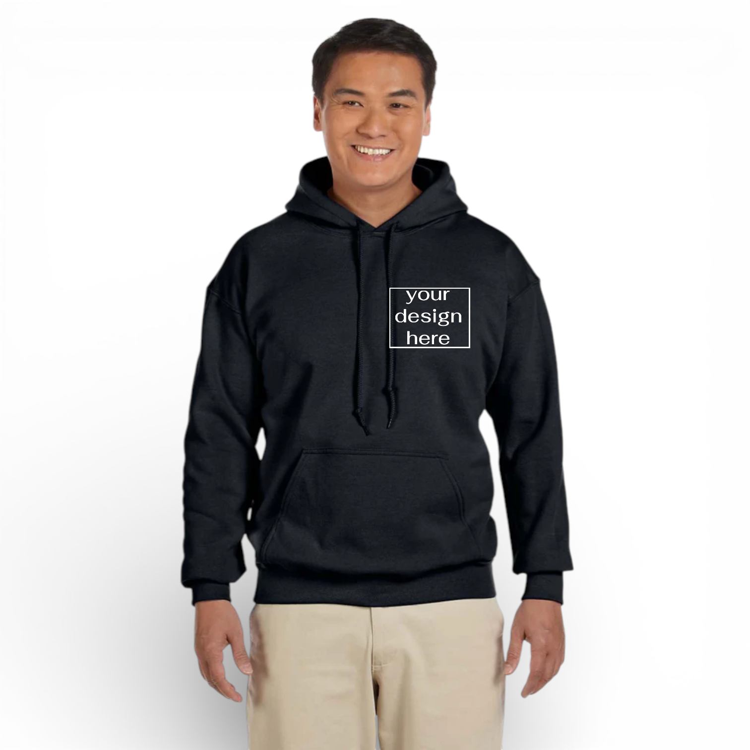Gildan G185 Adult Heavy Blend 50/50 Hooded Sweatshirt