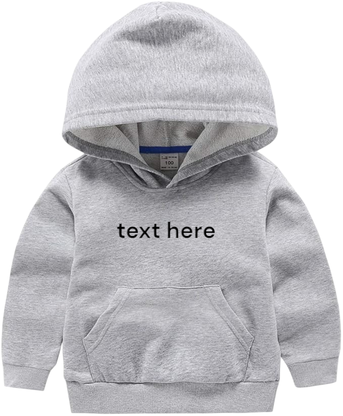 BABY TODDLER SWEATSHIRT WITH HOODY AND POCKETS