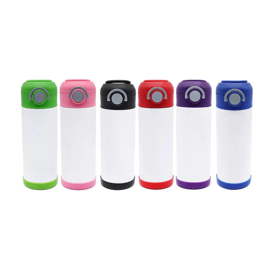 12oz Kids Water Bottle With Pop Up Handle