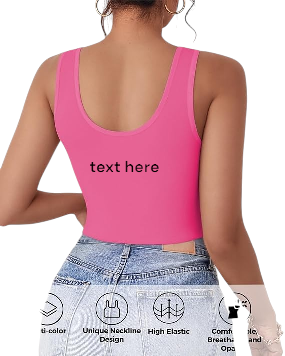 LADIES SLEEVELESS CROP TOPS