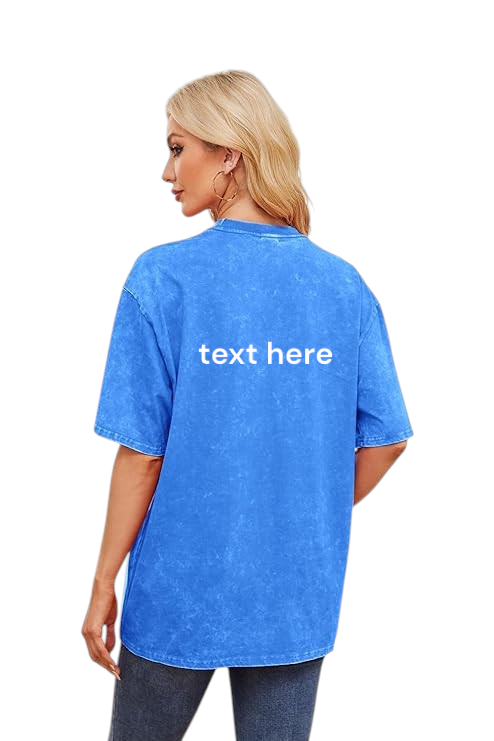 LADIES LOOSE FIT OVERSIZED T-SHIRT